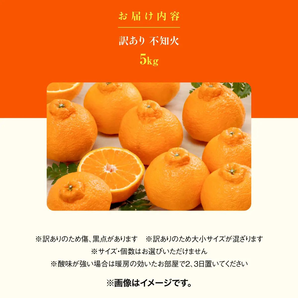 【先行受付】【訳あり】みさき果樹園の不知火5kg【A21-62】YWTBC043