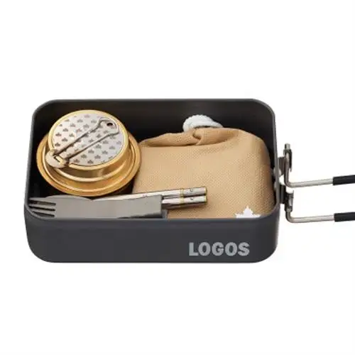LOGOS メスキット ソロキャンプや少人数レジャーで大活躍。お米は2合まで炊飯可 88230250【1720056】