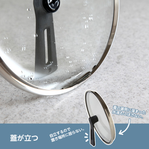 RHF-503 レミパンワイド (28cm) ネイビー【 フライパン 深型 IH対応 蓋 セット レミパン 蓋付き くっつかない 平野レミ IH 鍋 キッチン ガス キッチン用品 燕三条 新潟県 燕市 】