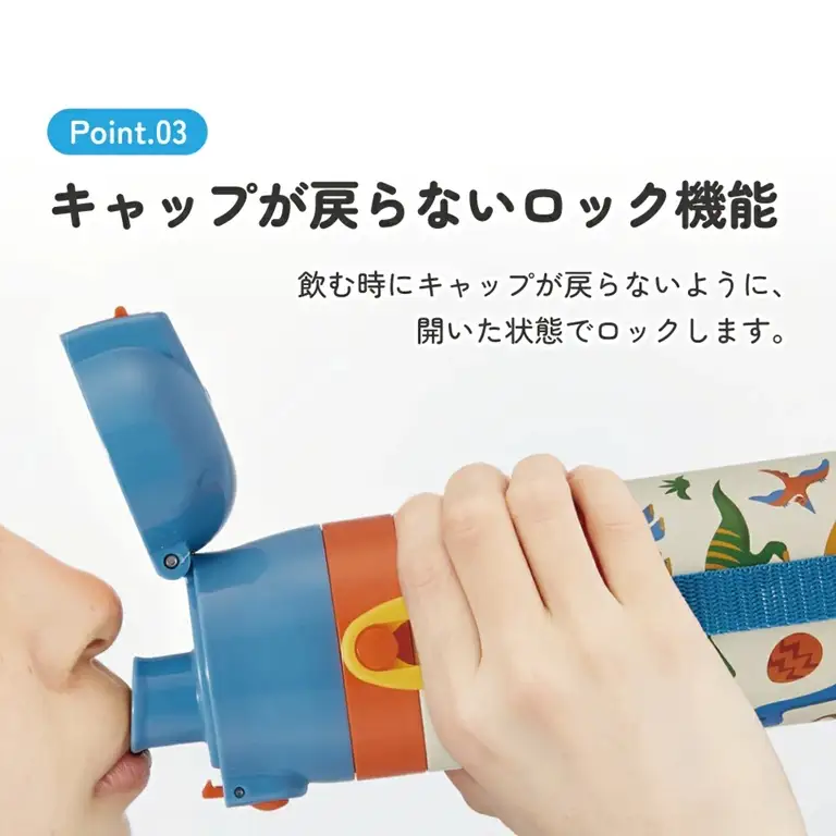 2通りで使用できる ステンレスボトル SKDC4 ディノサウルス 恐竜 ダイナソー 奈良県奈良市 skt016 スケーター 724893