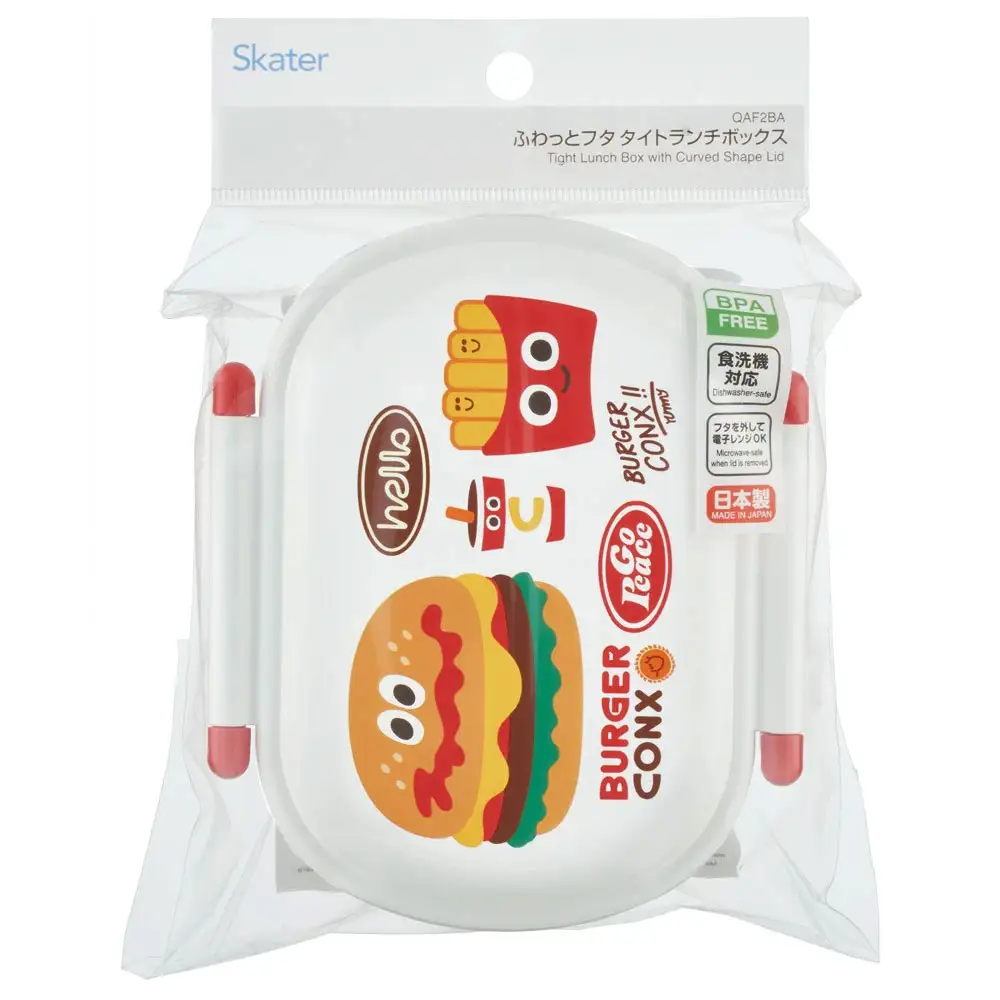 お弁当箱 子供 360ml 日本製 食洗機対応 QAF2BA バーガーコンクス 奈良県奈良市 skt045 スケーター 725616