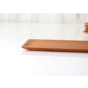 木製長皿（チェリー） 皿 お皿 木製 プレート 無垢材
