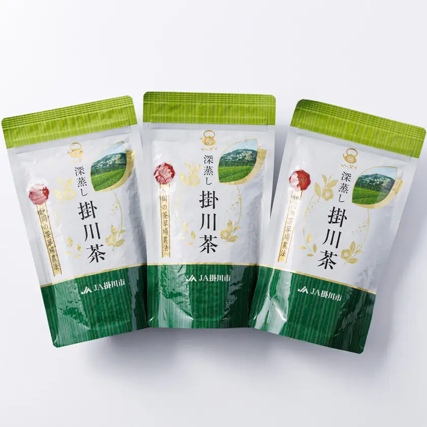 贅沢な詰め放題　深蒸し掛川茶(茶葉) 220g×3袋【配送不可地域：離島・沖縄県】【1697765】