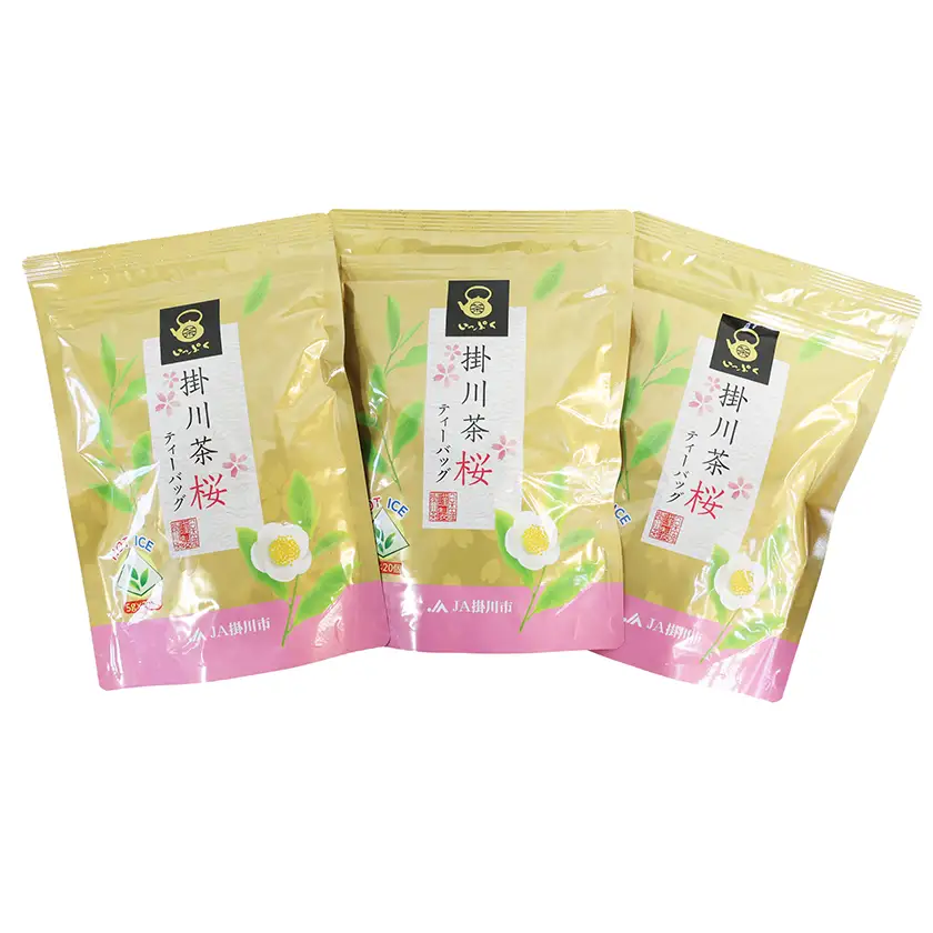 掛川茶ティーバッグ桜　3袋セット(1袋20個入)【配送不可地域：離島・沖縄県】【1718371】