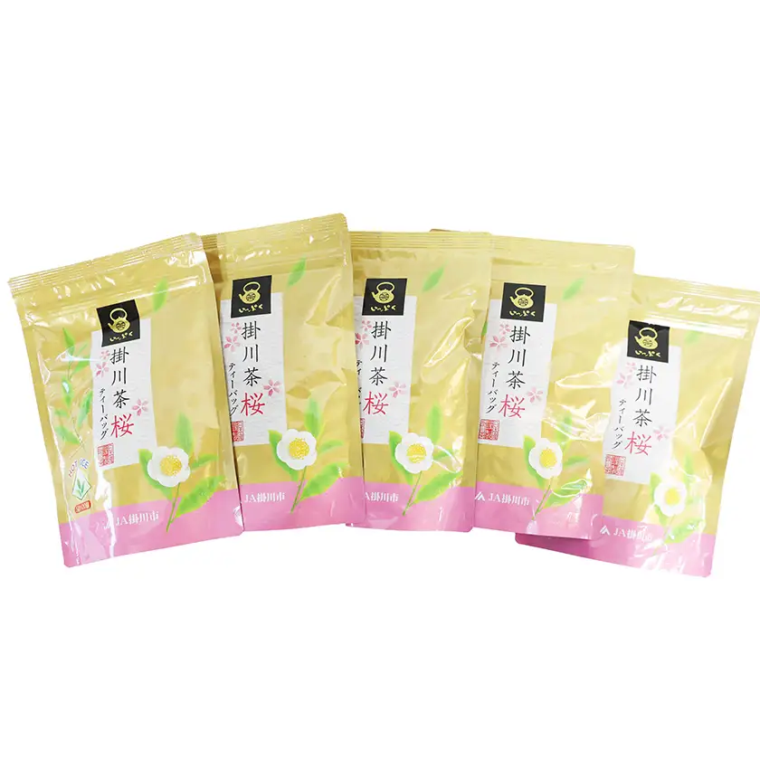 掛川茶ティーバッグ桜　5袋セット(1袋20個入)【配送不可地域：離島・沖縄県】【1718374】