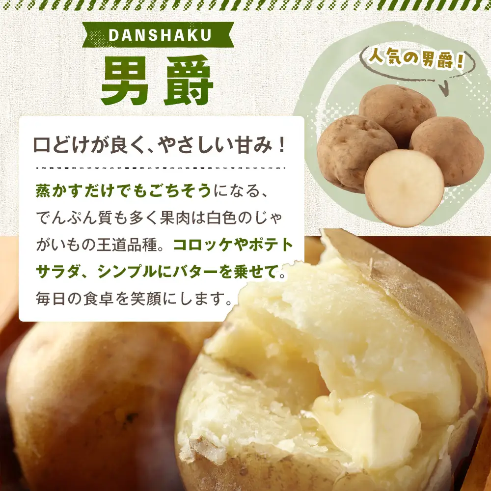 【先行予約】秋の旬 じゃがいも２種食べ比べ 10kg ピンクの八百屋〜ナツやさい〜  | 北海道津別町