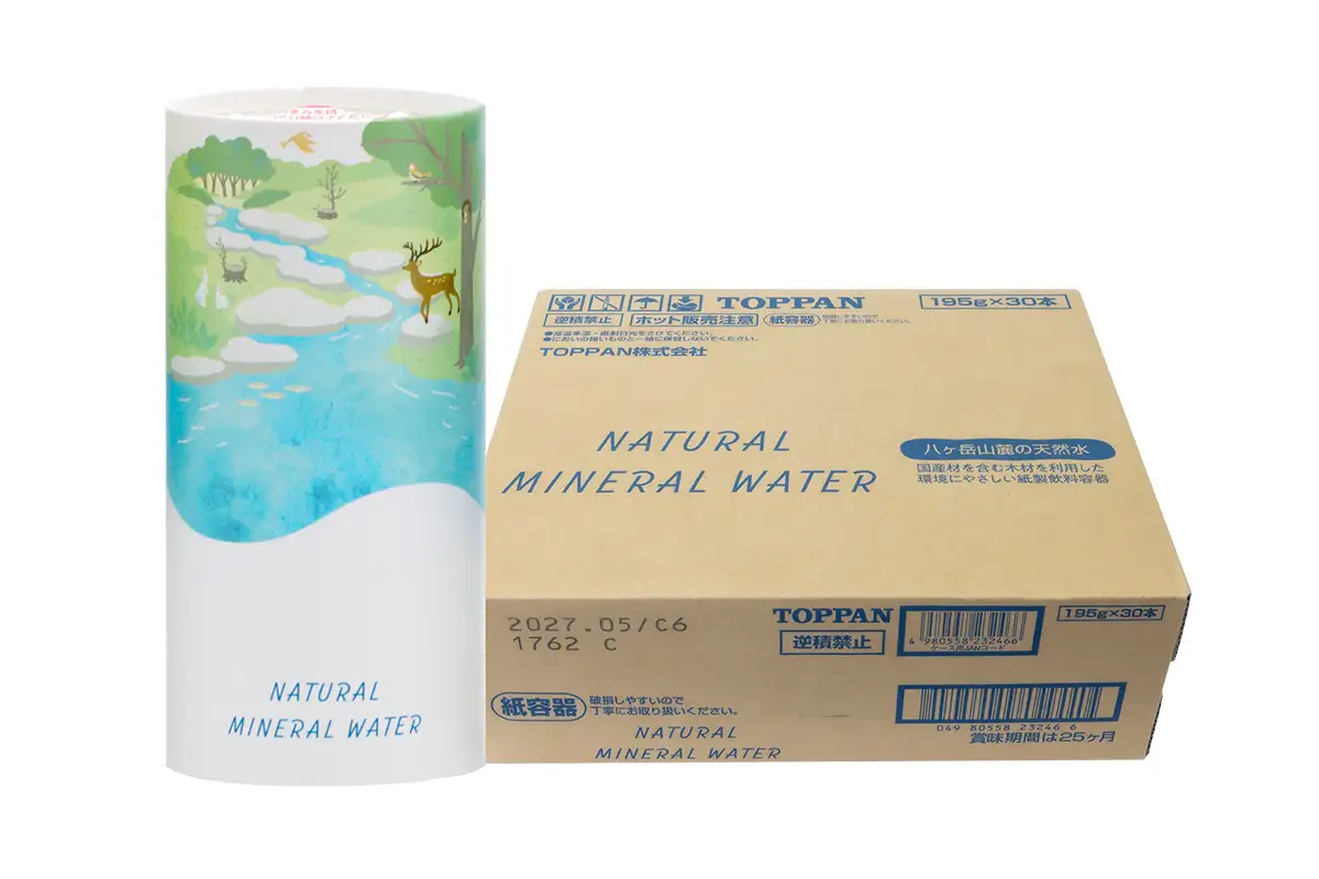 カートカン 天然水｜長期保存 飲料 水 エコ トッパン サステナブル 防災 TOPPAN 袖ケ浦 [0728]