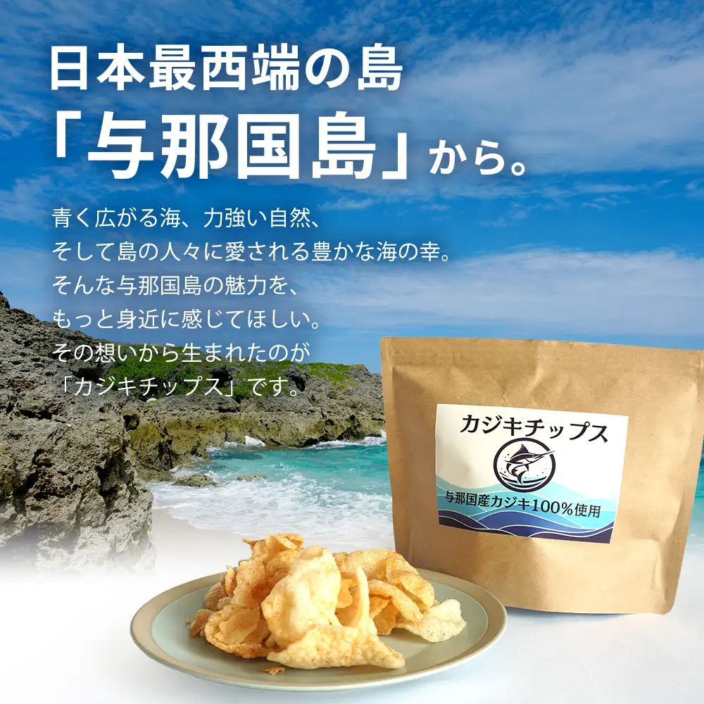 与那国島産 カジキ100%使用 カジキチップス （35g×3袋） NE-1 │ 沖縄県 与那国町 与那国島 おやつ スナック カジキ 揚げ菓子 セット 贈答 ギフト