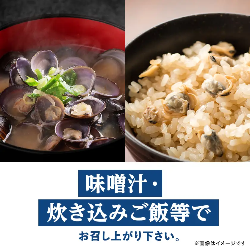 網走湖産しじみ貝小分け済み1kg (125g×2)4袋【配送不可地域：離島】【1682671】