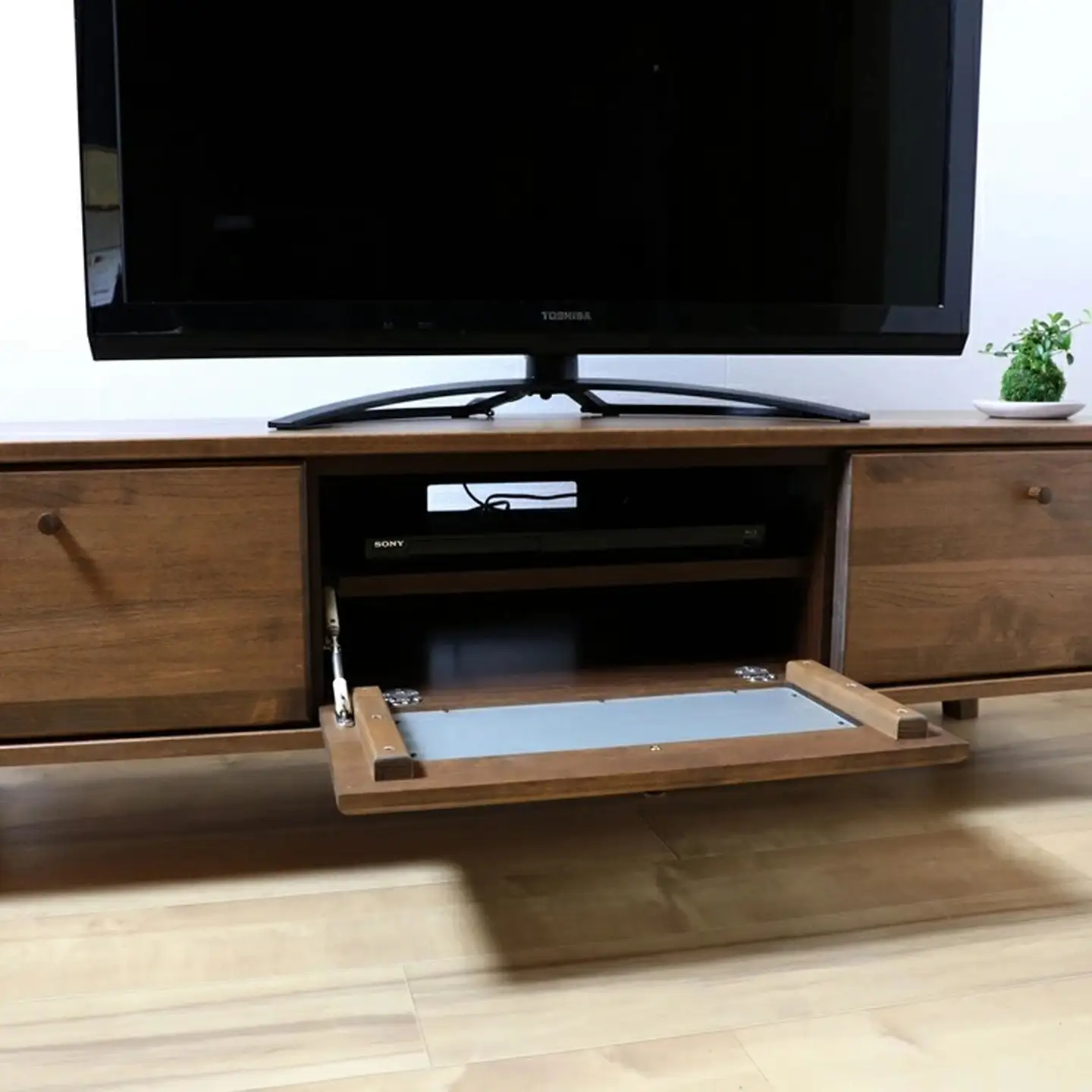 kumukumu150テレビボード　WN色【諸富家具】：C358-004