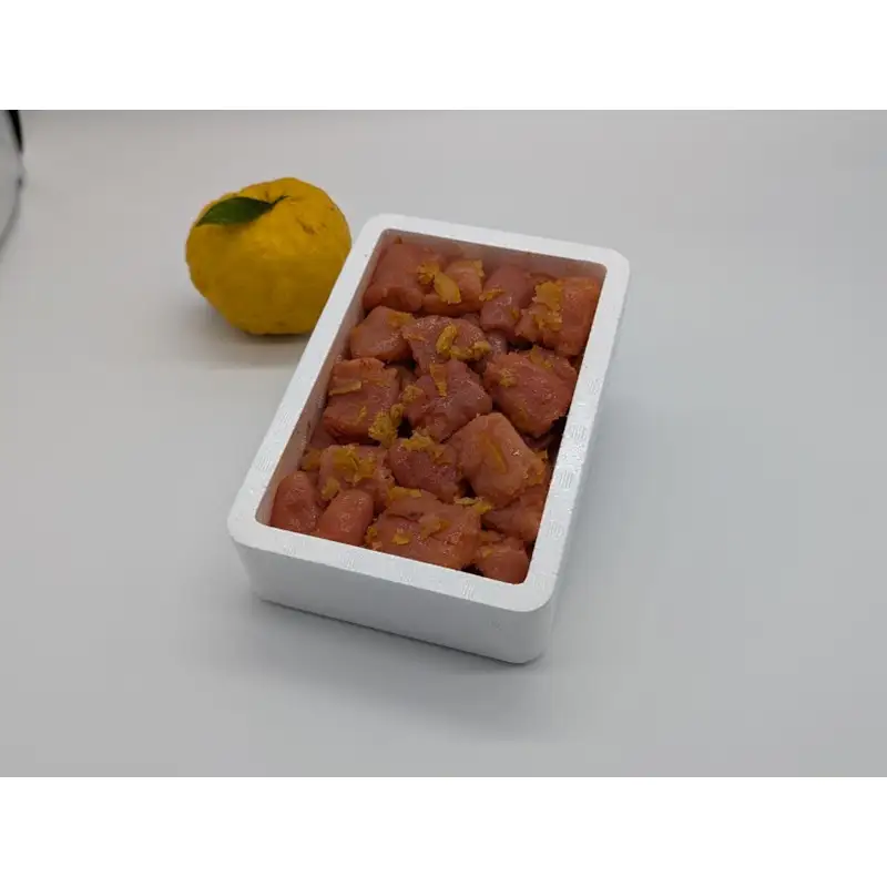 【訳あり】辛子明太子ゆず皮入り一口カット500g【091-0001】