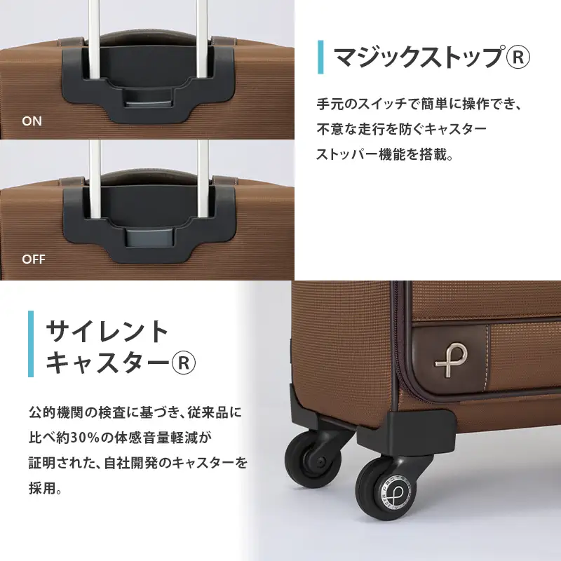 スーツケースプロテカソリエ3ブラック機内持ち込みスーツケース【24L】