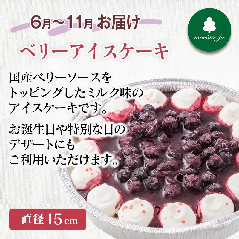 【もりのふうオリジナル】ケーキ＆アイスクリーム　お試しセット＜41-9a＞