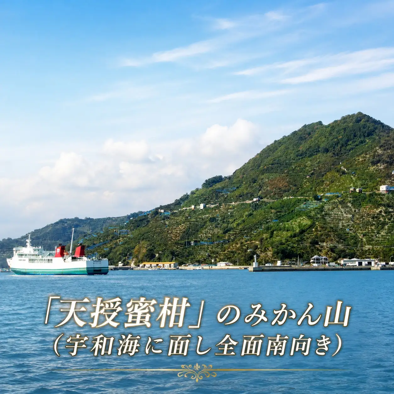 【先行受付】適度な潮風をうけ、太陽光、石垣、海の反射光を浴びて育った「天授蜜柑」約5kg【C39-45】【1243340】 YWTF023
