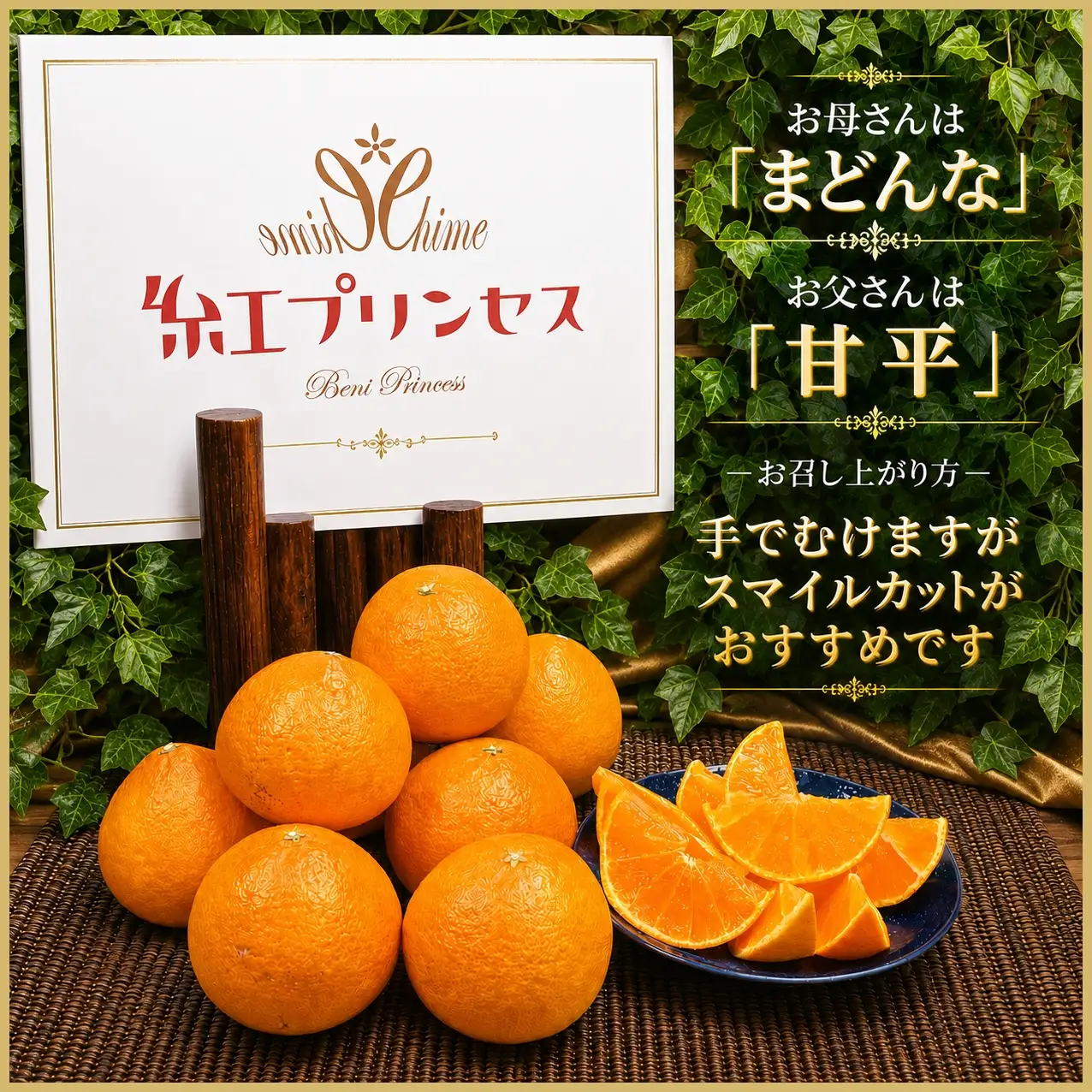 【先行受付】柑橘界のサラブレット!!「まどんな」と「甘平」を親に持つ!!　「紅プリンセス」3キロ【F39-77】【配送不可地域：離島】【1621866】 YWTF052