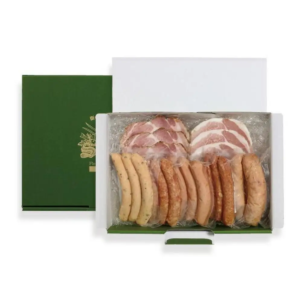 全3回定期便(隔月)【福岡市内のドイツハム・ソーセージ専門店】シュテファン ドイツハム・ソーセージセットA ハム ソーセージ