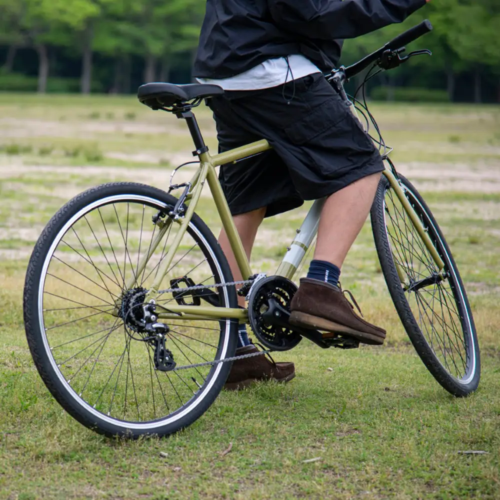 クロスバイク イーエムサイクルズ C101! 50cm アイボリー