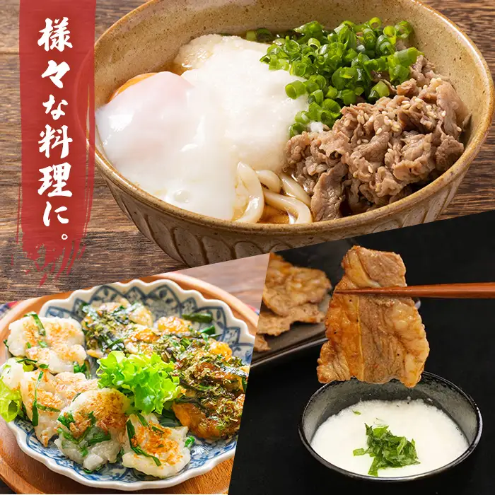 さらさらふんわり やませながいも 冷凍とろろ(80g×12個) とろろ 長芋 小分け 個包装 青森県産 冷凍保存 【材】【ms13-01】