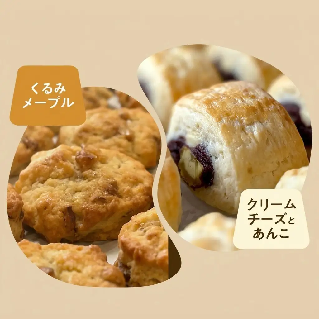スコーン詰合せ 焼き菓子 ショコラ くるみメープル スコーン詰合せ【4点】