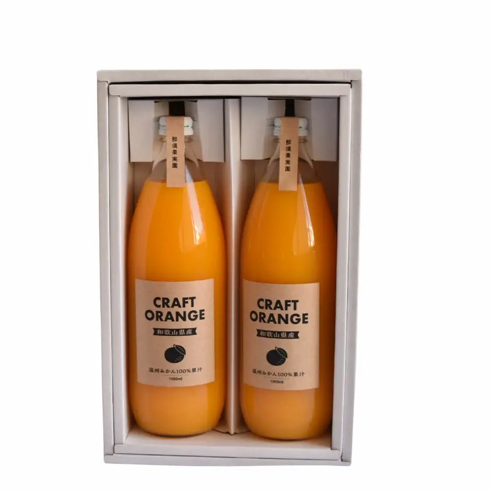 温州みかんジュース CRAFT ORANGE 100％果汁 2本 / 早生みかん 早生 ミカン 柑橘 ジュース deuce じゅーす フルーツ 果物 紀州産 和歌山県【kjt013】