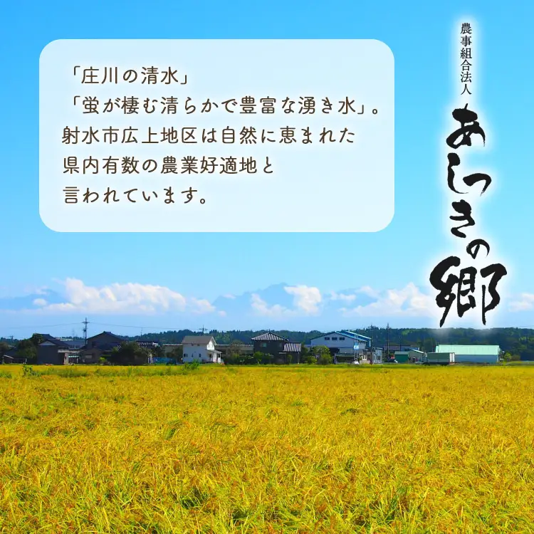 【3ヶ月定期便】【射水市】【スマート農業】【射水の美味しいお米】あしつきの郷のあしつき米 R8年度産 富富富 5kg【精米】※2026年10月～発送