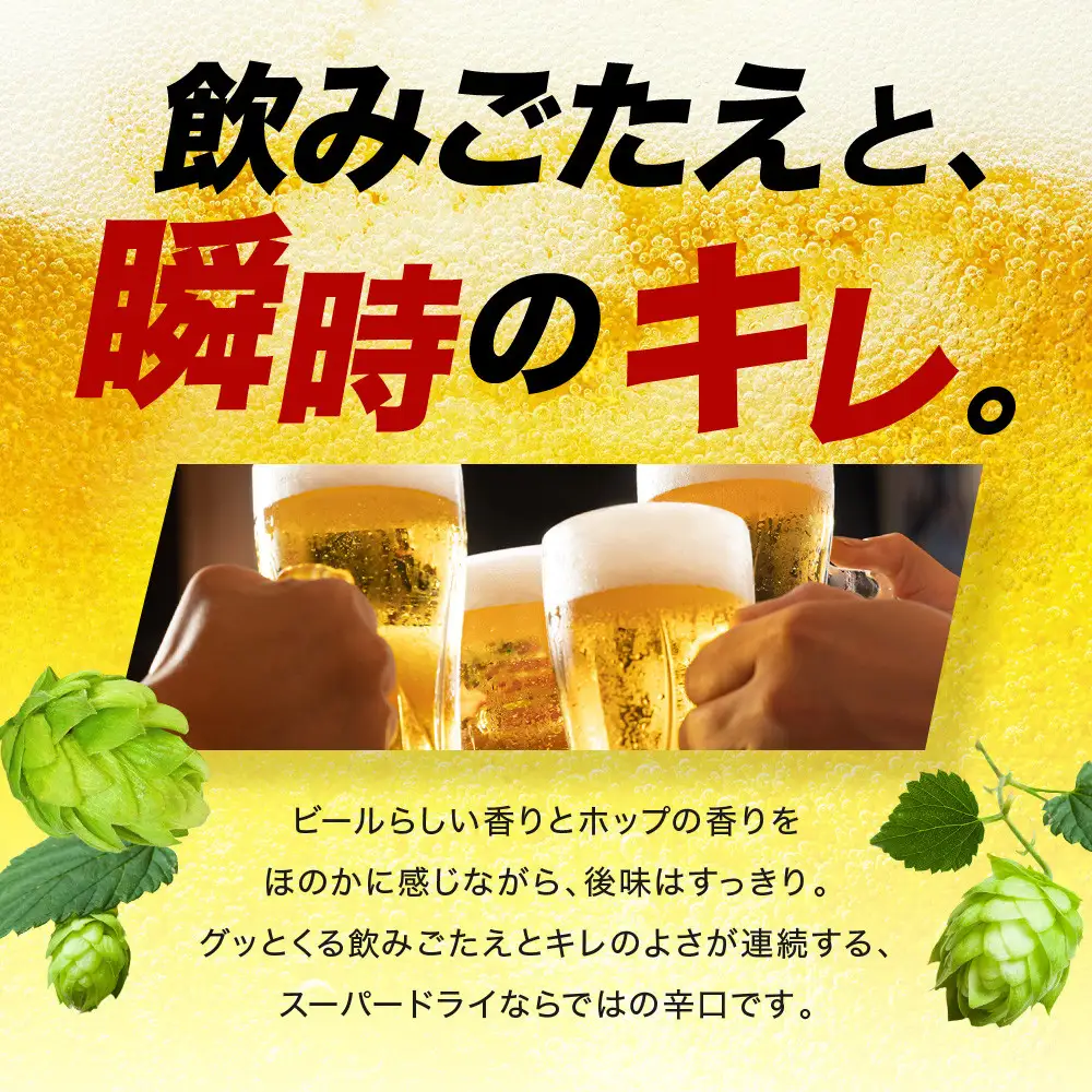 【定期便6か月】 ビール アサヒ スーパードライ 250ml 24本