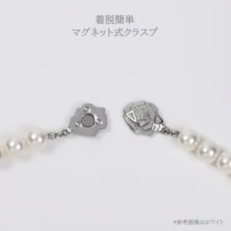 【RoseYumiRose】9mm＆10mmパール2点セット(ネックレス/ピアス)グレー【配送不可地域：沖縄県】【1734610】