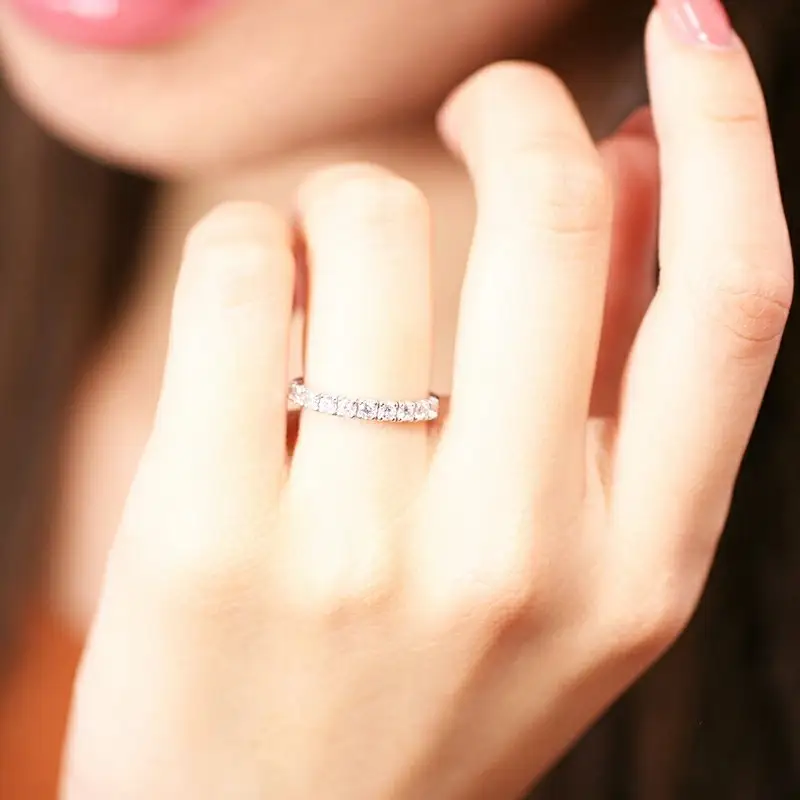 Pt950　0.50ct　テンダイヤモンド　エタニティリング-R0087