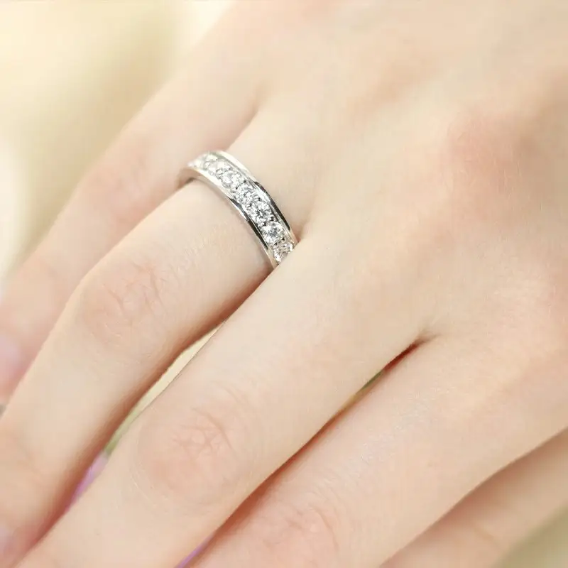 Pt950　1.50ct　ダイヤモンド　フルエタニティリング-R0410