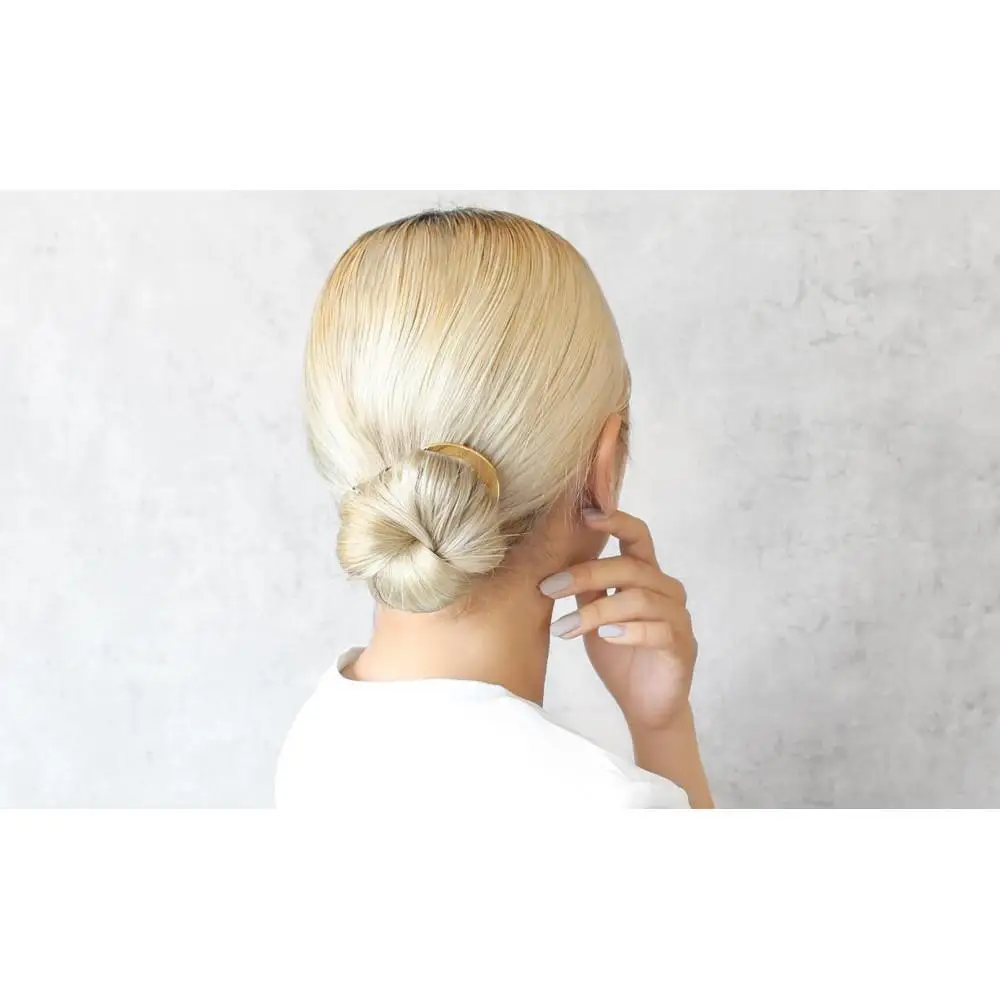 【女性のアイデア×職人技】ステンレス製かんざし「Arc Liner / Gold」