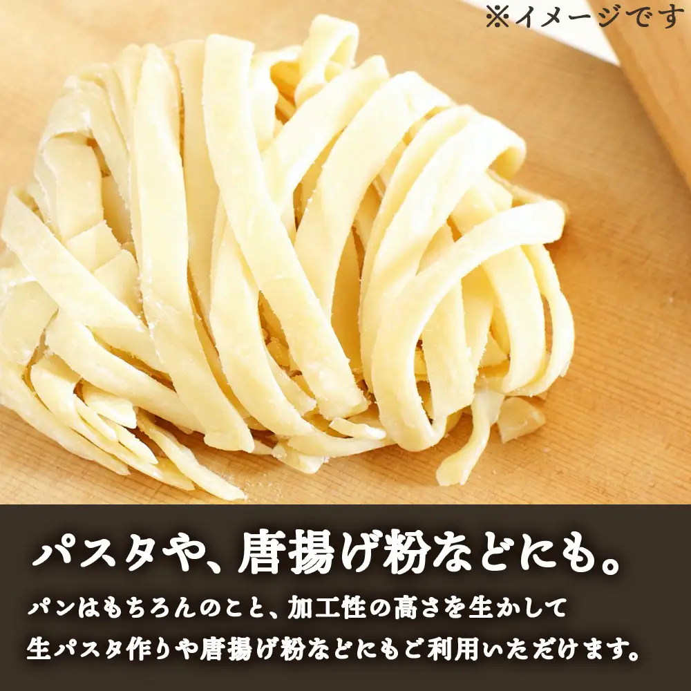 3ヵ月定期便 小麦粉 竹内さんちの小麦粉 強力粉 【北海道 春よ恋 1kg×2袋 保存に便利なチャック付袋！】 小分け お菓子 パン