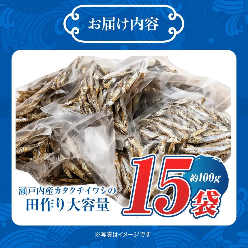 うま味 調味料 不使用 ！ 訳あり 田作り （ 大きめ 約 7 cm ） ( 100 g × 15 袋 )