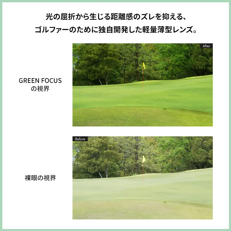 BUNNY WALK（バニーウォーク）ゴルフ専用サングラス BW-0312G（スモーク＆ミント / グリーンフォーカス）