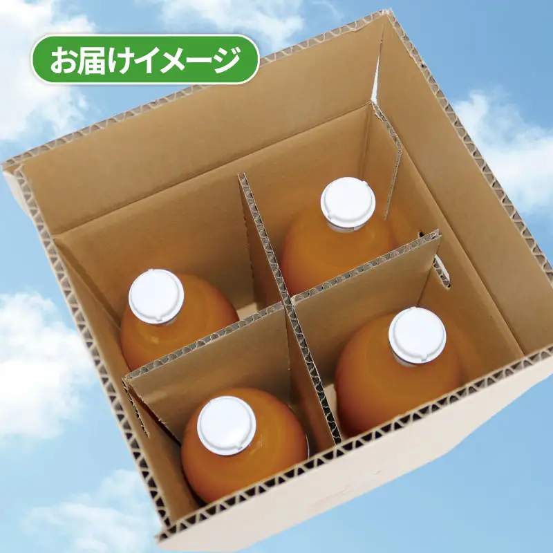ジュース みかん ジュース 1,000ml × 4本 南四国ファーム H013-035020