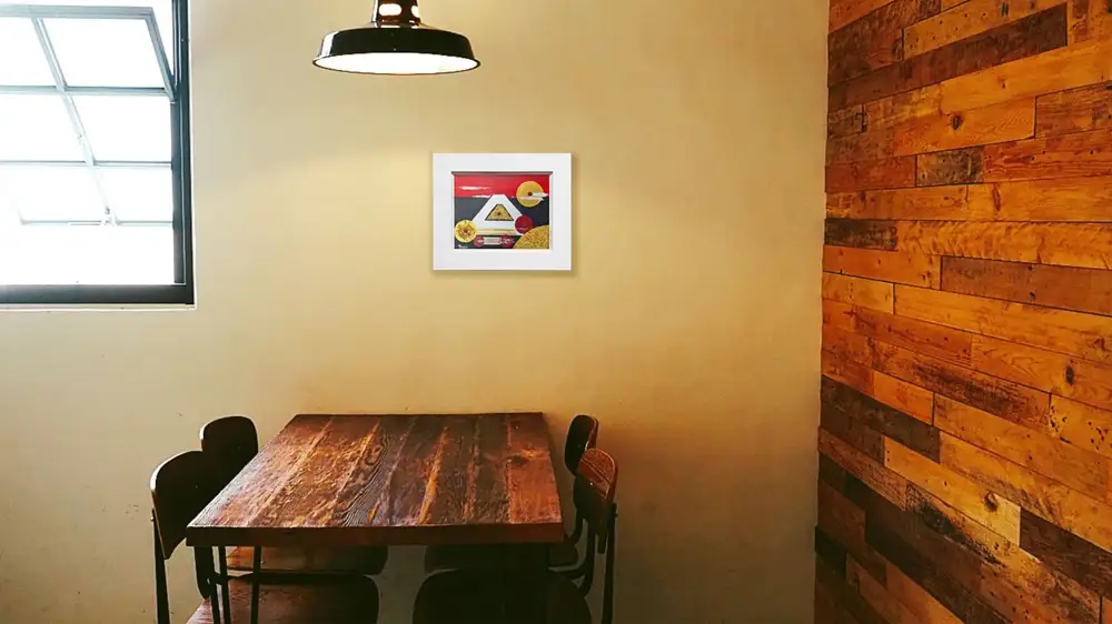 絵画 富士山溶岩パワーアート「宇宙富嶽」 絵画