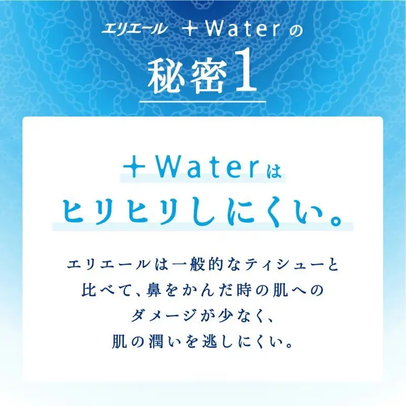 エリエール ＋Water ポケットティシュー 14P×16パック 計224P 最短 10日以内配送 最短配送 ティッシュ まとめ買い ペーパー 紙 防災 常備品 備蓄品 消耗品 備蓄 日用品 生活必需品 送料無料 北海道 赤平市