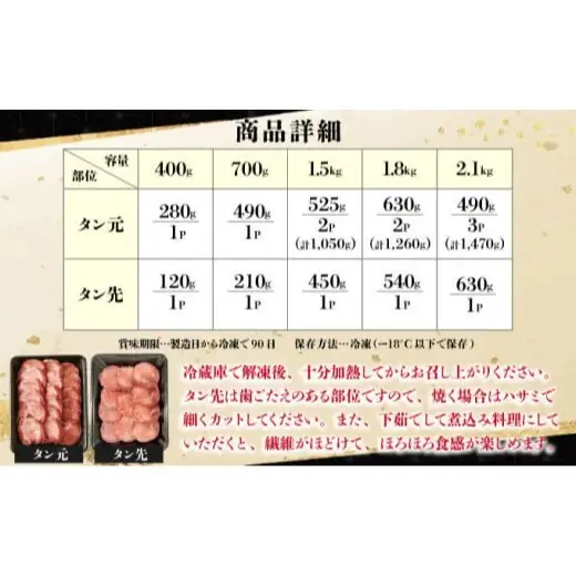 【訳あり】《薄切り》定期便3回【薄切】かみ牛タン 1.5㎏ 