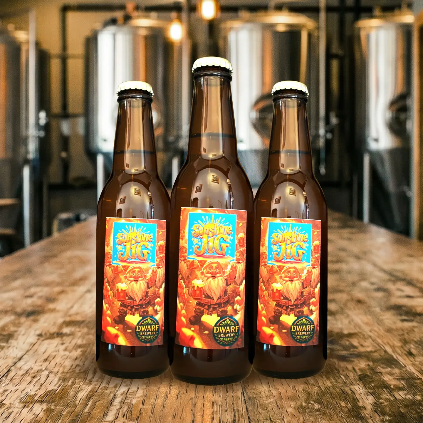 クラフトビール サンシャインジグ 330mL×3本 SunshineJig ビール お酒 クラフトビール 地ビール 瓶ビール /DwarfBrewery[UFD003]