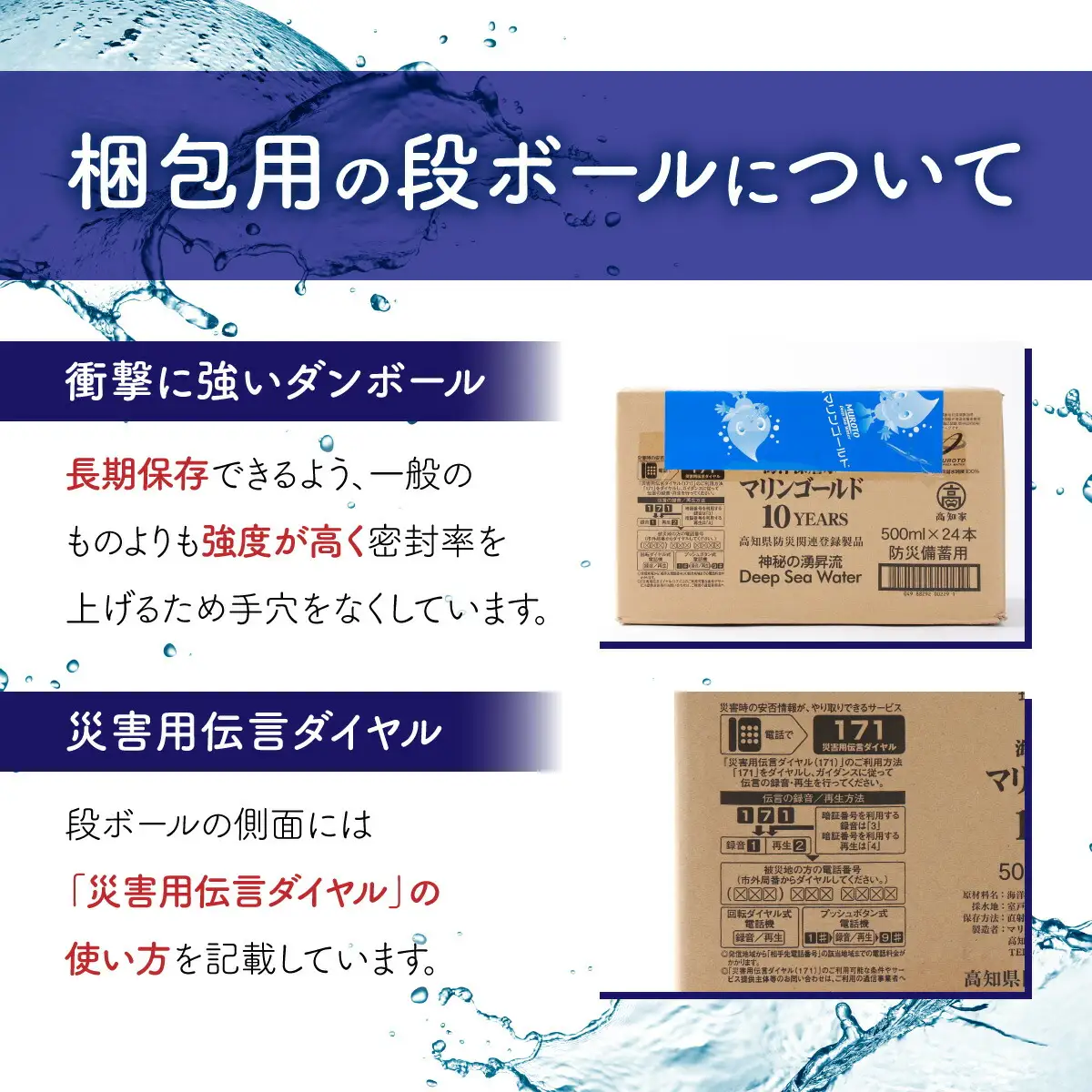 【10年ミネラルウォーター】500ml×24本 保存水 ミネラルウォーター mg009