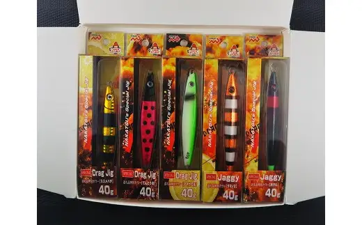 【Dragonシリーズ】中津市限定スペシャルジグセット 40g×5個 2セット 限定カラー 数量限定 | Dragon 中津市限定 限定 ジグ ジグセット スペシャルジグセット ルアー 大分県 中津市