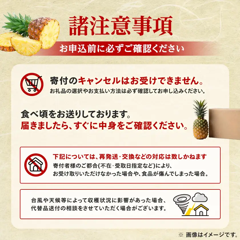 【発送月固定定期便】2027年発送 今帰仁村パイン産地協議会 3種のパイナップルの食べ比べ全3回【配送不可地域：離島】【4086626】