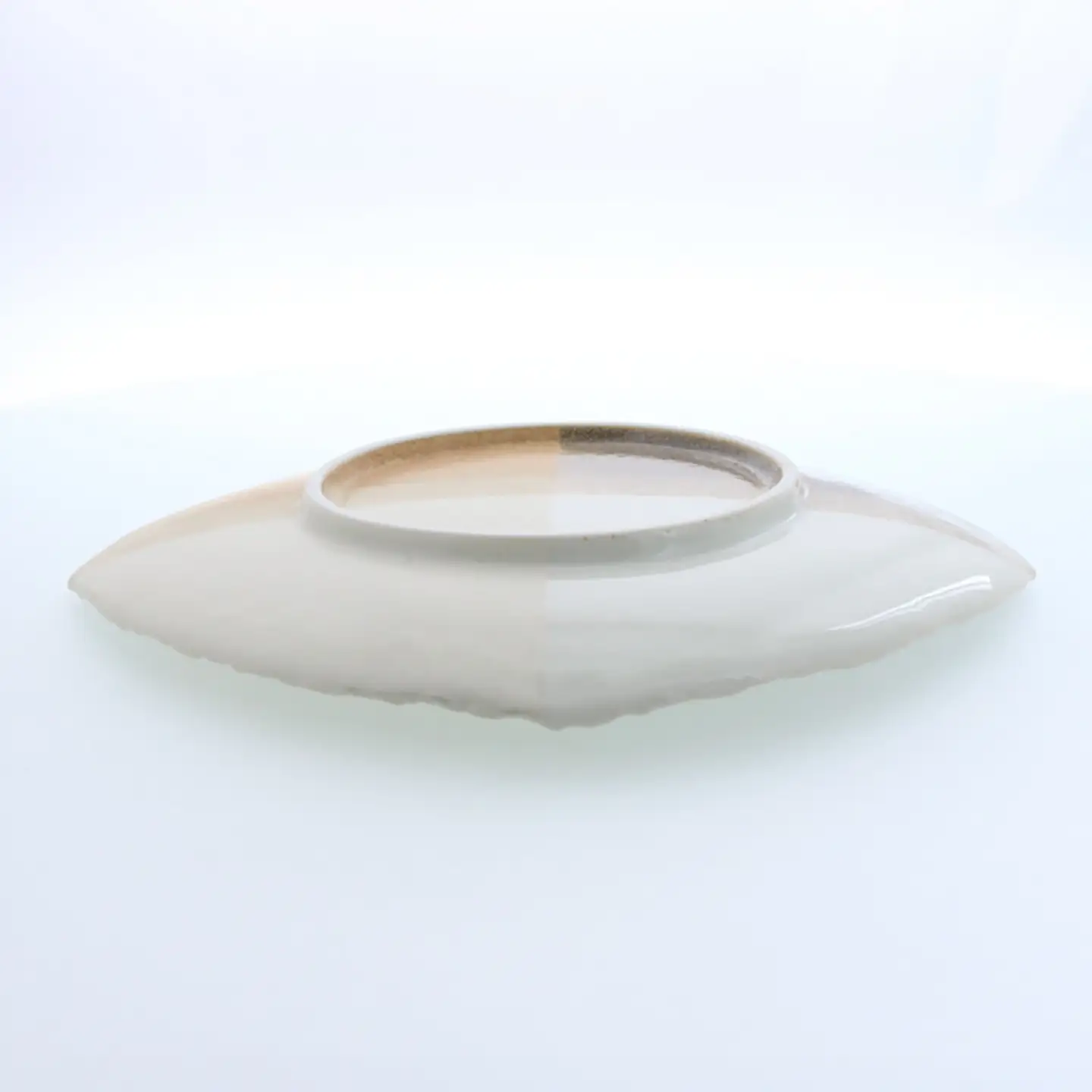【美濃焼】山びこ 角櫛目型 大皿 2枚セット【カネ定製陶】 プレート 食器セット 和食器[MEI321]