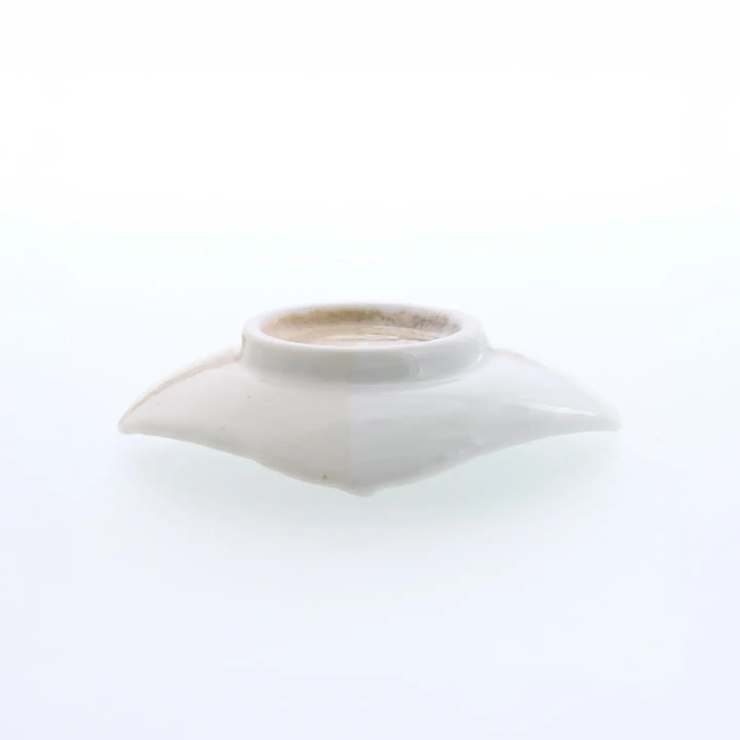 【美濃焼】山びこ 角櫛目型 千代口 4個セット【カネ定製陶】 小皿 食器セット 和食器[MEI326]