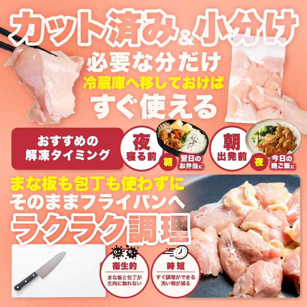 鶏肉 九州産 若鶏 むね 切身 合計1.5kg （300g×5袋） 鶏肉