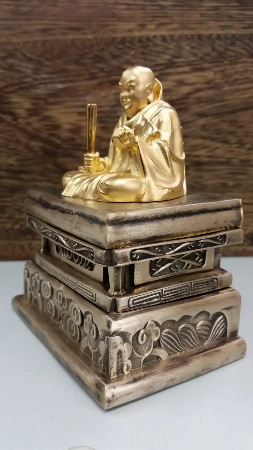 【造幣局ホールマーク入り】【純金】日蓮聖人（坐像）　252-017