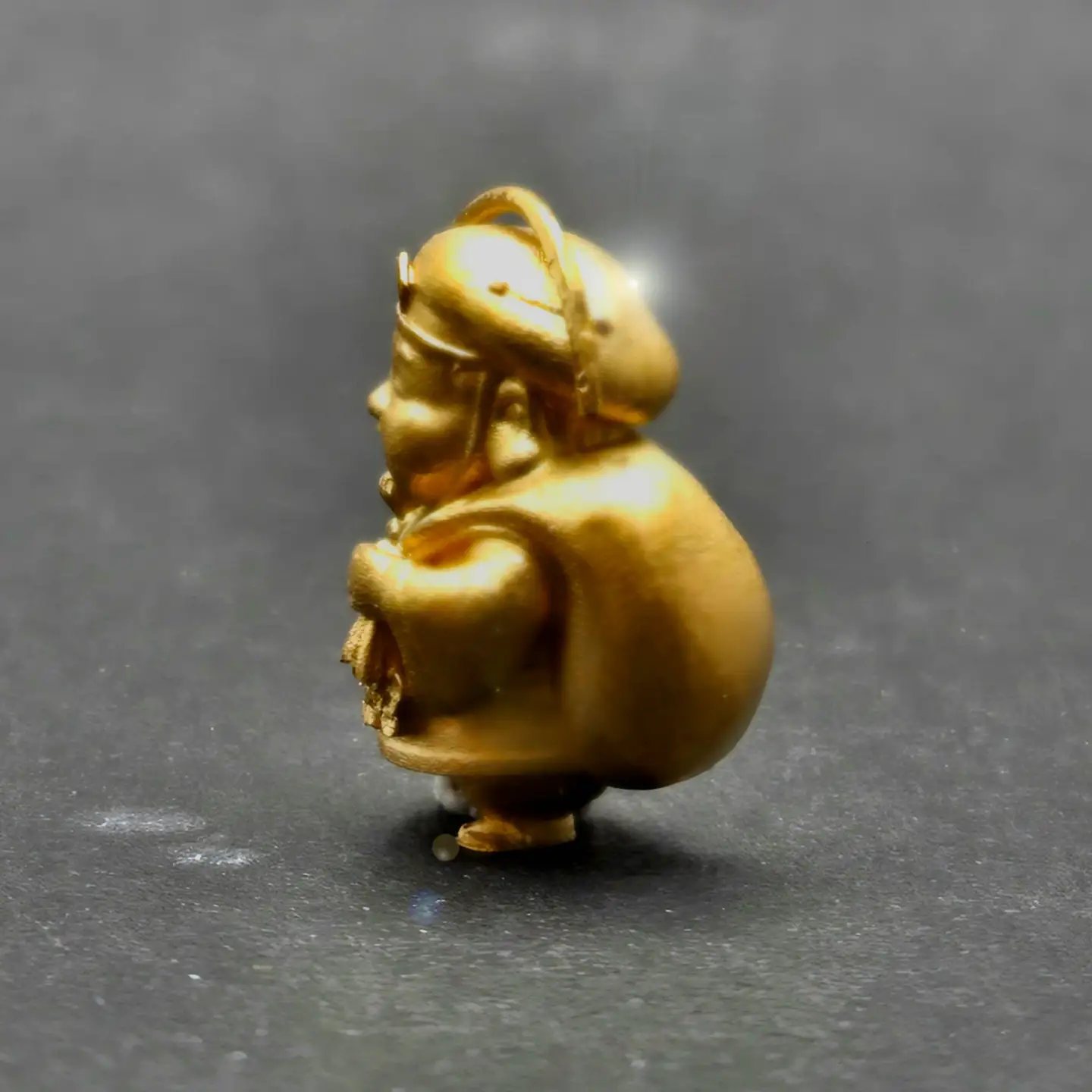 【造幣局ホールマーク入り】【純金】恵比寿　小 8~9g　【甲斐石和温泉七福神】　252-018