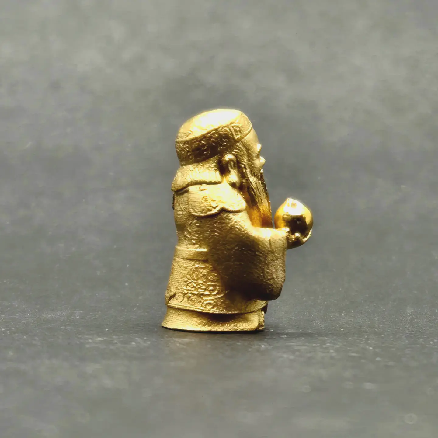 【造幣局ホールマーク入り】【純金】寿老人　小 8~9g　【甲斐石和温泉七福神】　252-019