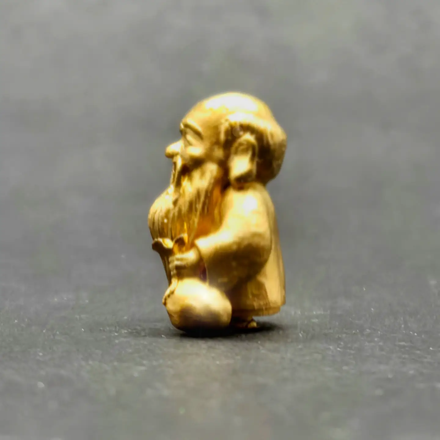 【造幣局ホールマーク入り】【純金】福禄寿　小 8~9g　【甲斐石和温泉七福神】　252-023