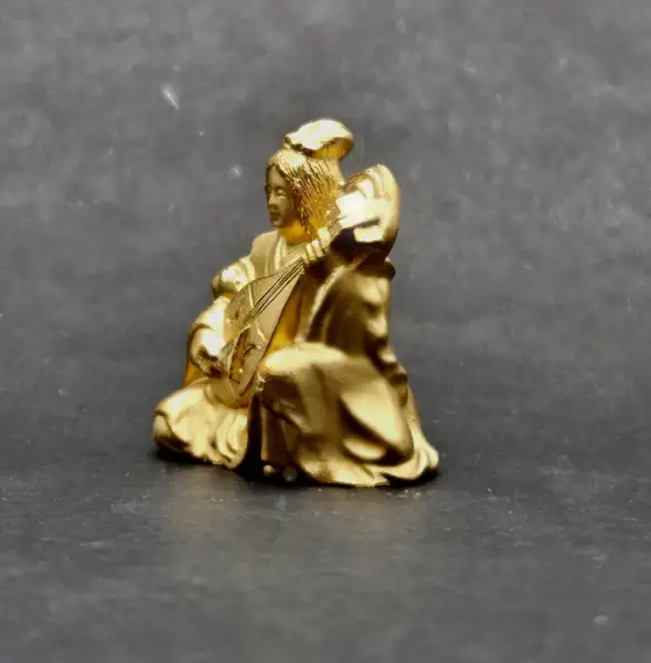 【造幣局ホールマーク入り】【純金】弁財天　大 15~16g　【甲斐石和温泉七福神】　252-033