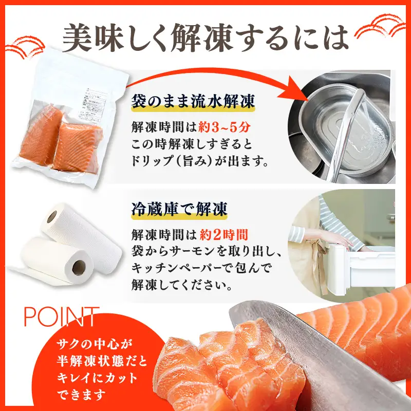 【極上の脂のり】アトランティックサーモン 背身&ハラス食べ比べセット 約1kg (500g×2) ＜道産ネットミツハシ＞ 鮭 サーモン 北海道 森町 ふるさと納税 mr1-1418